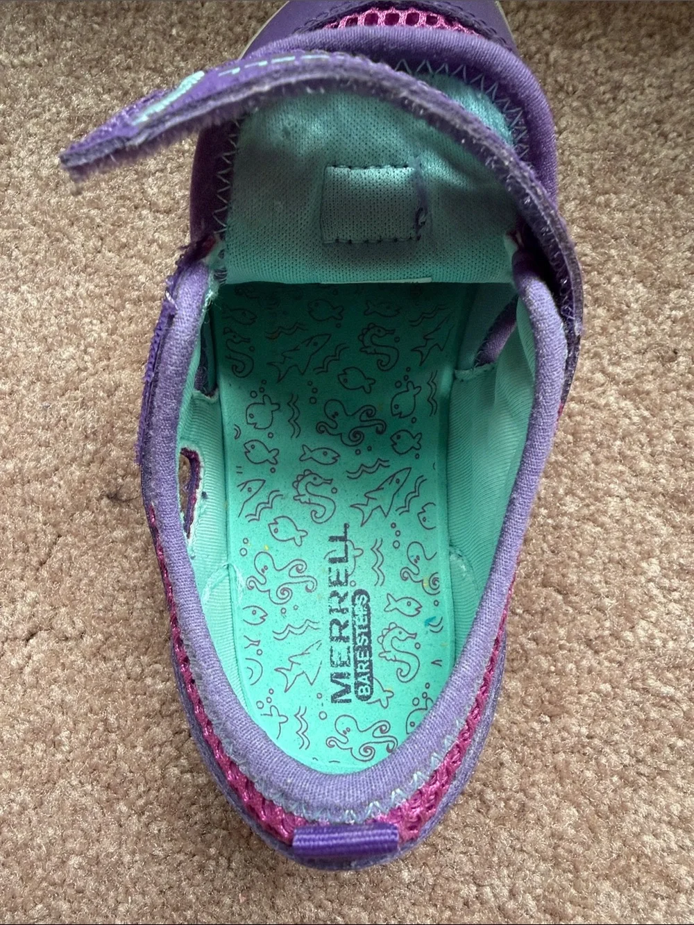 Merrell Kids' Purple & Pink Mesh Slip-On Shoes